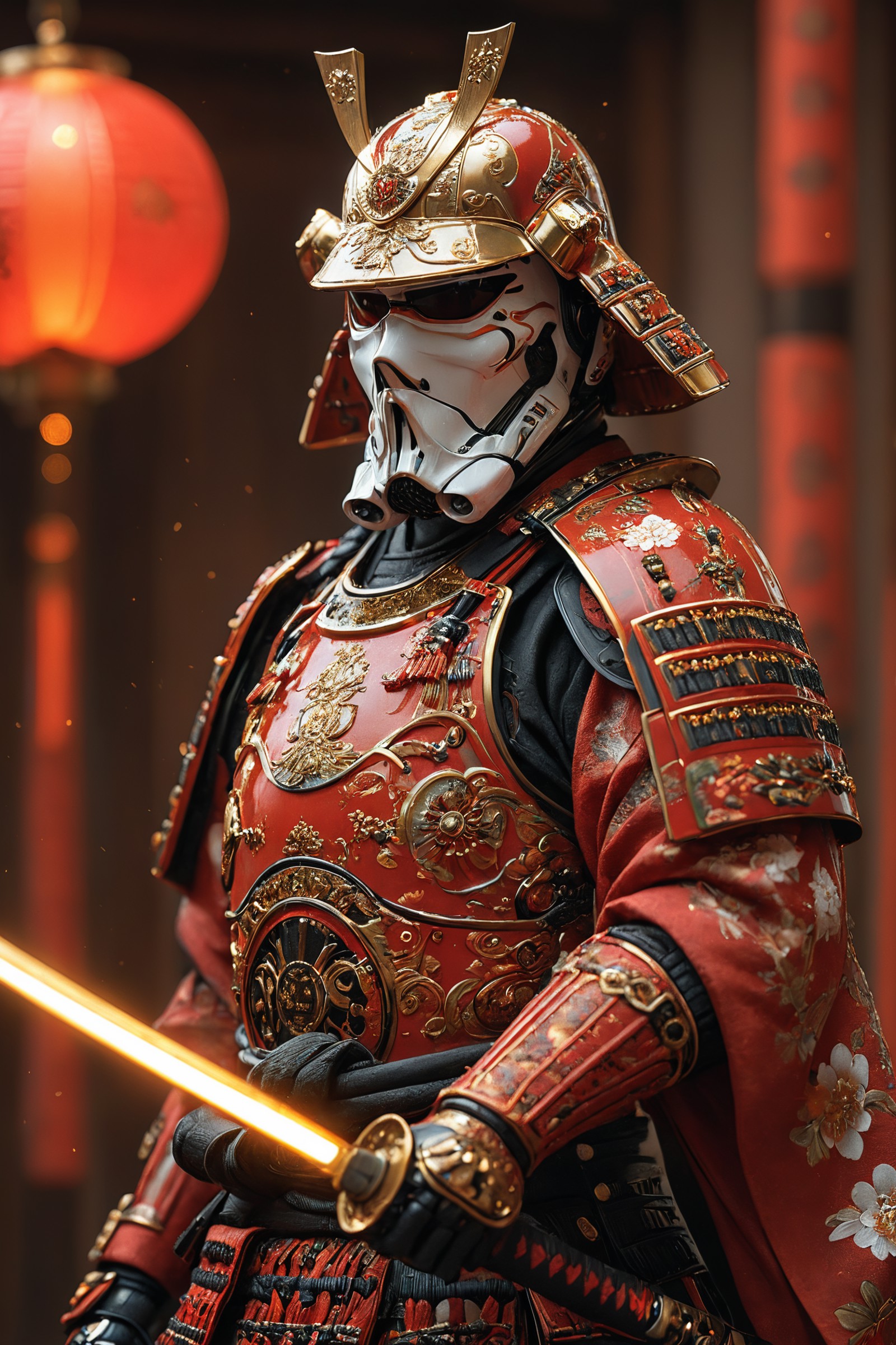 AI绘画StableDiffusion带信息样图（civitai.com站精选）-日本古代铠甲武士