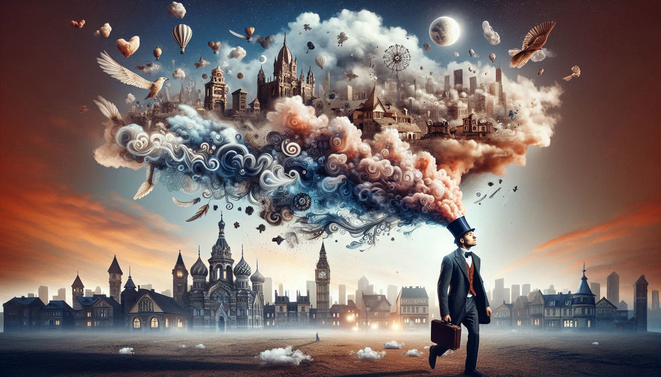 AI绘画StableDiffusion带信息样图-奇幻的想象力