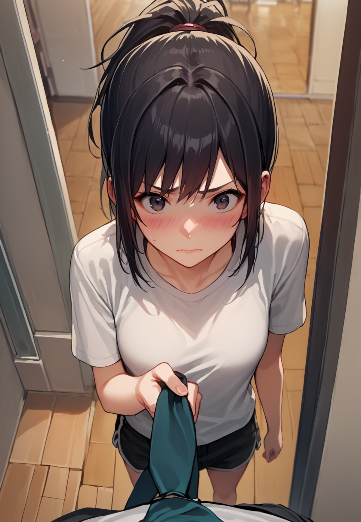AI绘画StableDiffusion带信息样图（civitai.com站精选）-害羞的小女孩卡通动漫人物