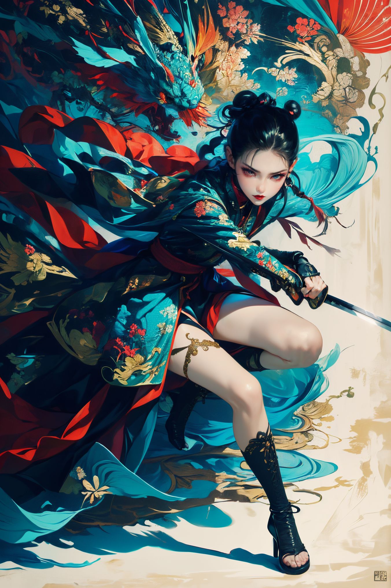 AI绘画StableDiffusion带信息样图（civitai.com站精选）-中式国风美少女