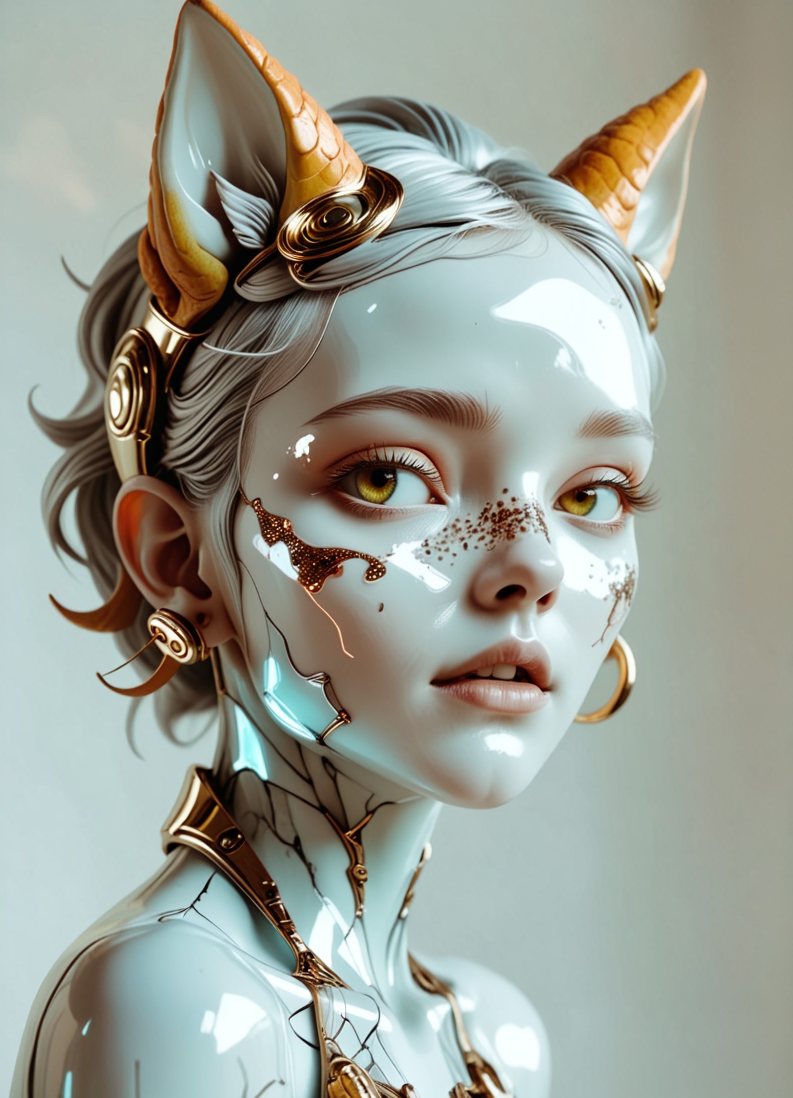 AI绘画StableDiffusion带信息样图（civitai.com站精选）-陶瓷美女