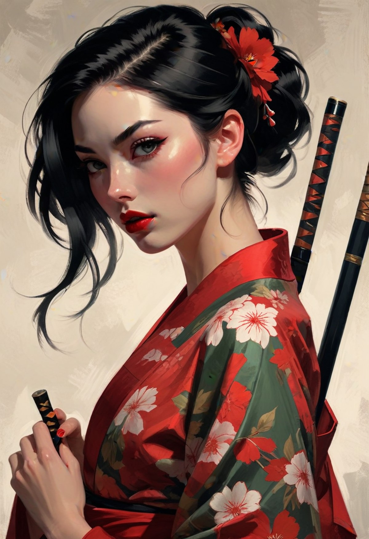 AI绘画StableDiffusion带信息样图（civitai.com站精选）-小日子和服少女