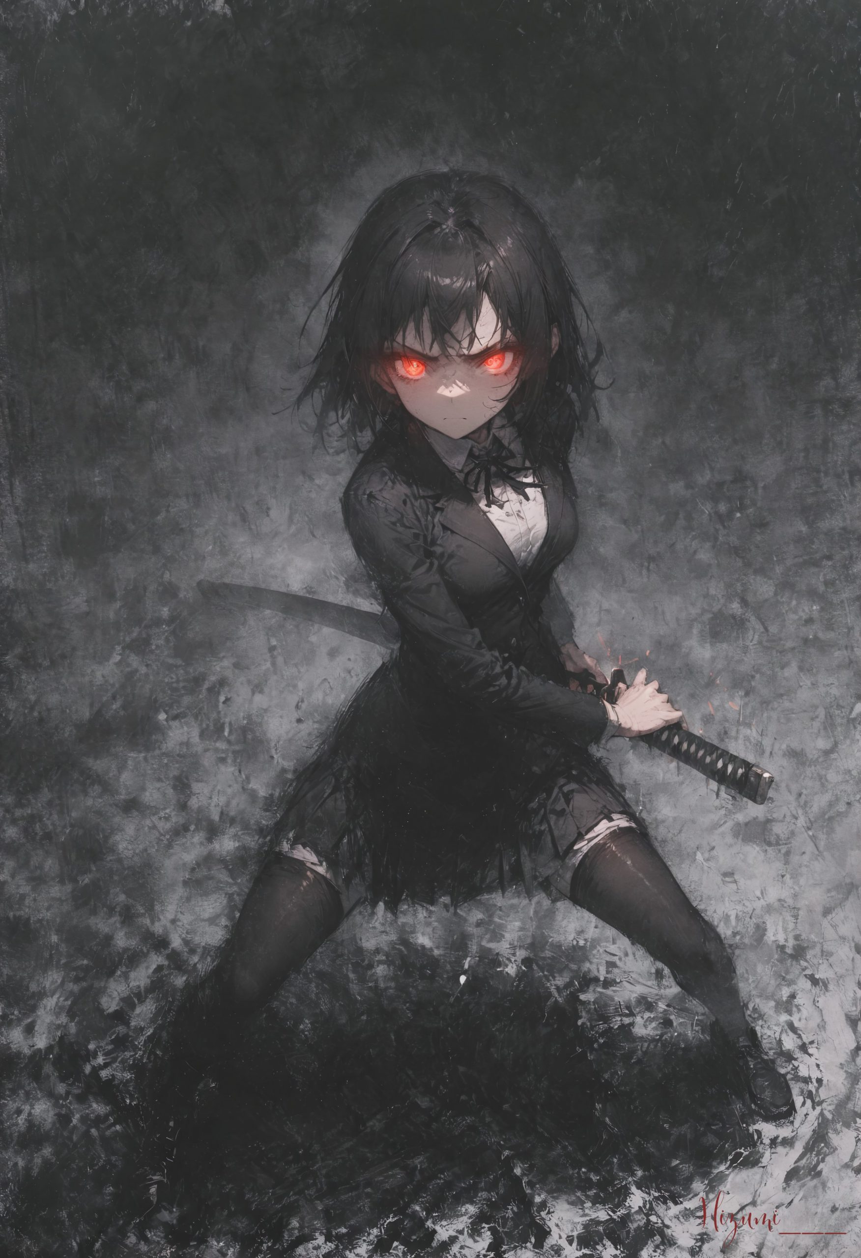 AI绘画StableDiffusion带信息样图（civitai.com站精选）-愤怒的捉刀少女