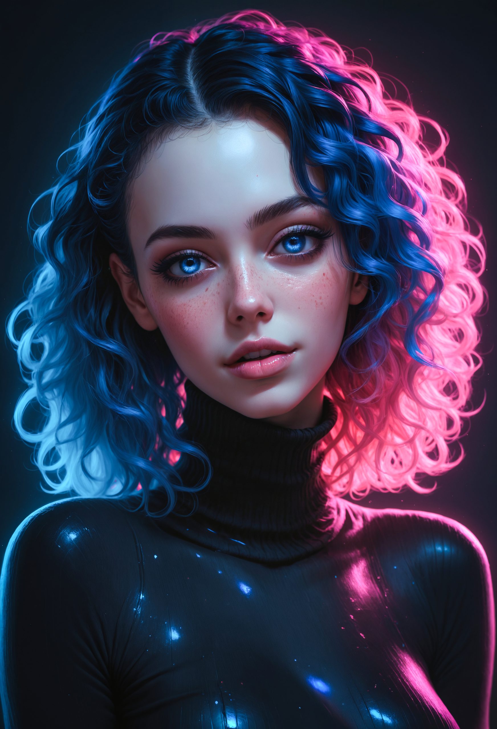 AI绘画StableDiffusion带信息样图（civitai.com站精选）-彩发少女