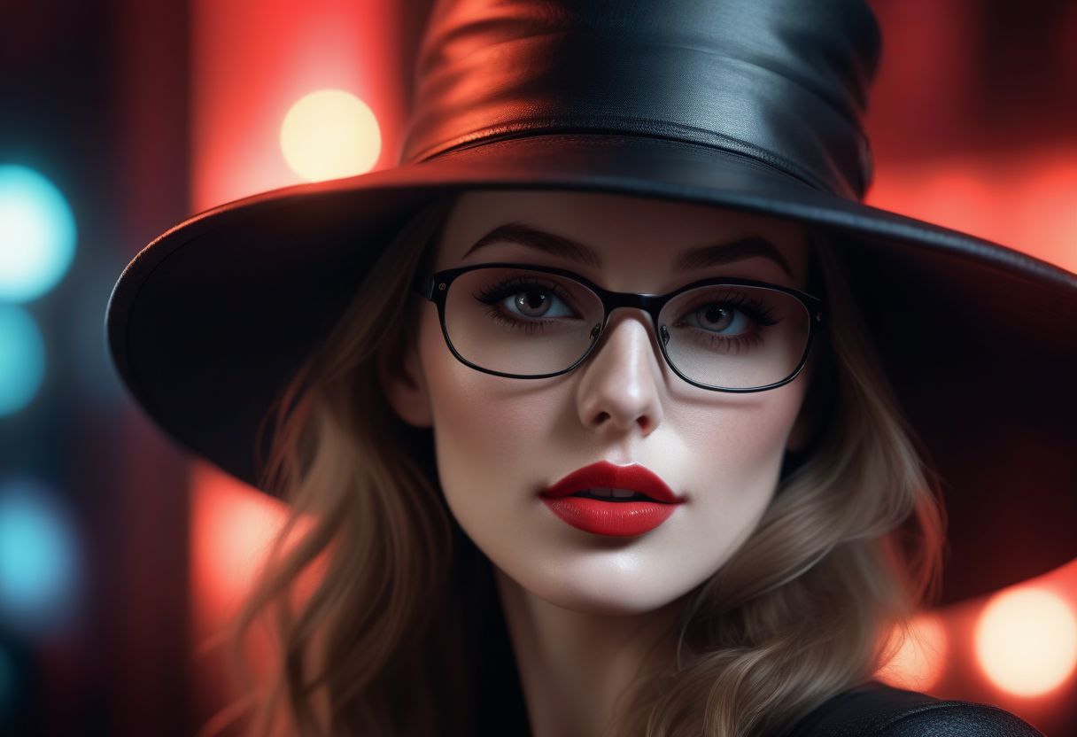 AI绘画StableDiffusion带信息样图（civitai.com站精选）-戴圆帽的美女