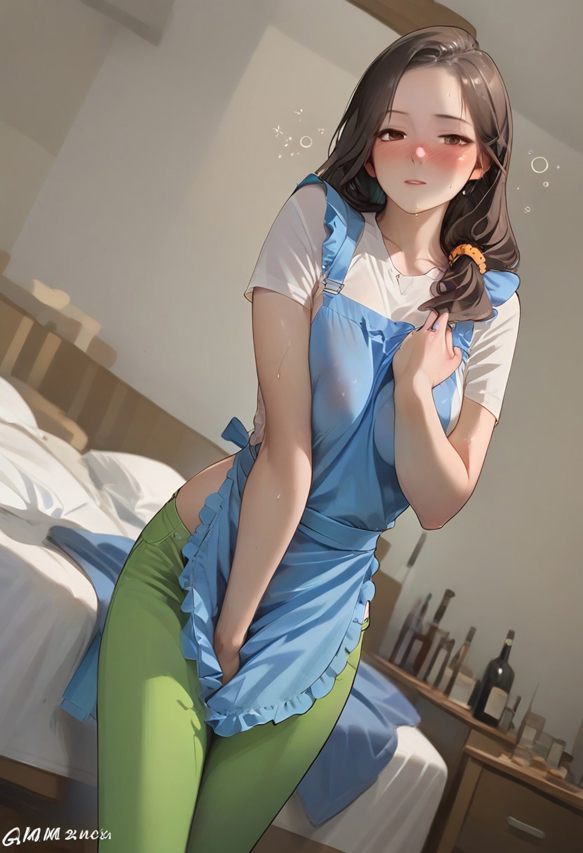 AI绘画StableDiffusion带信息样图（civitai.com站精选）-害羞的女孩