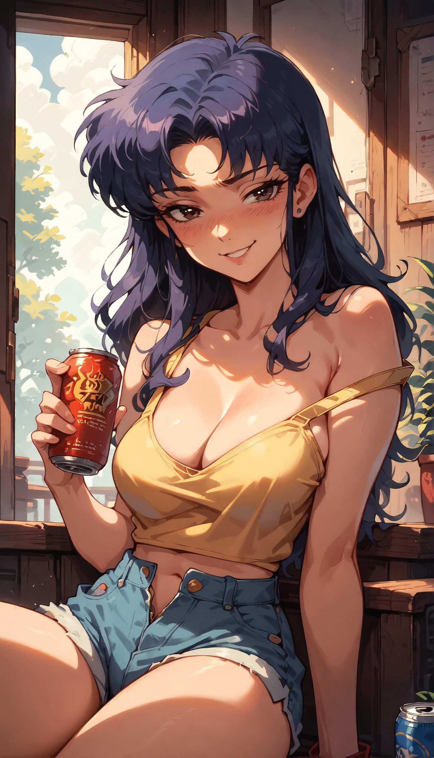 AI绘画StableDiffusion带信息样图（civitai.com站精选）-动漫喝饮料的少女