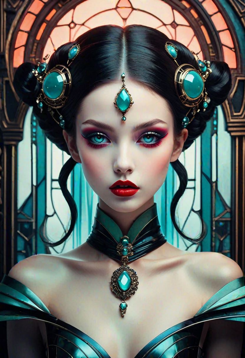 AI绘画StableDiffusion带信息样图（civitai.com站精选）-漂亮的古装西女