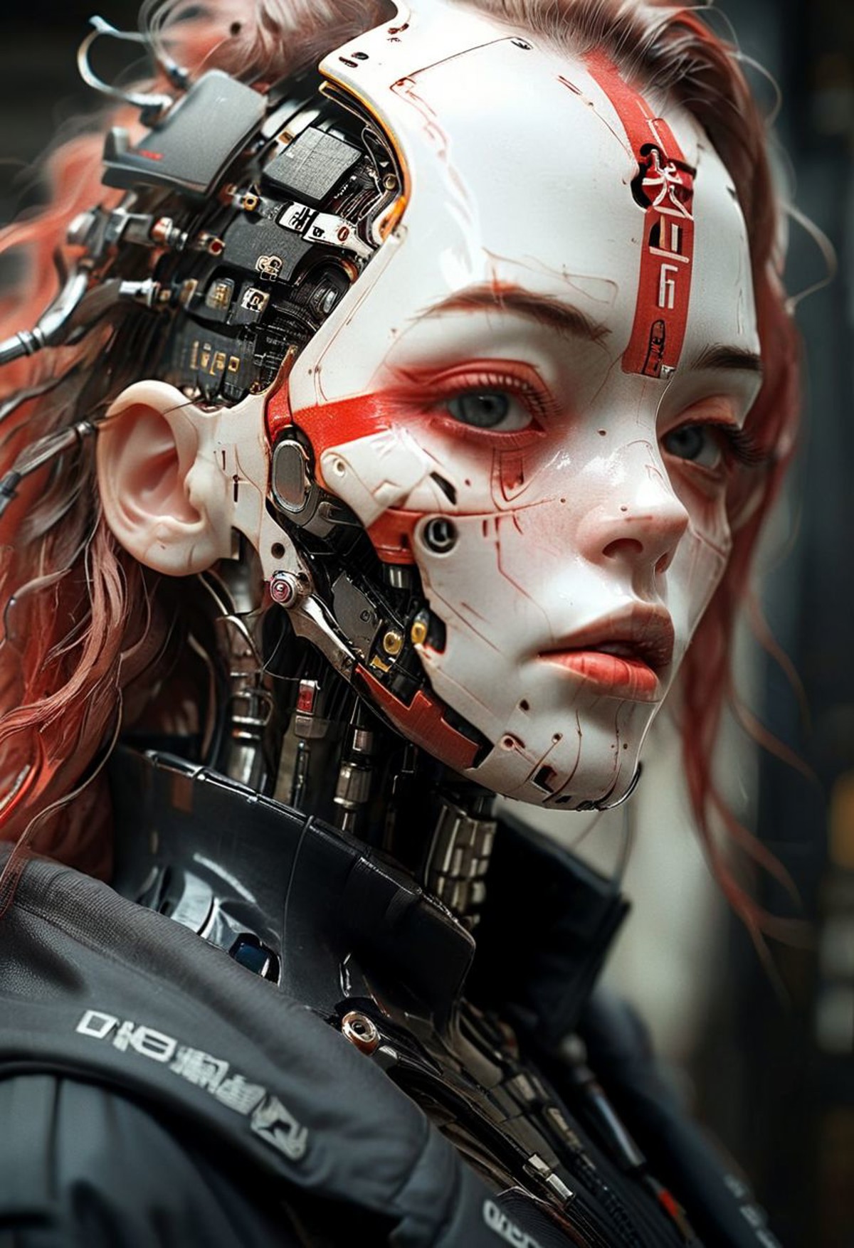 AI绘画StableDiffusion带信息样图（civitai.com站精选）-恐怖的机器少女