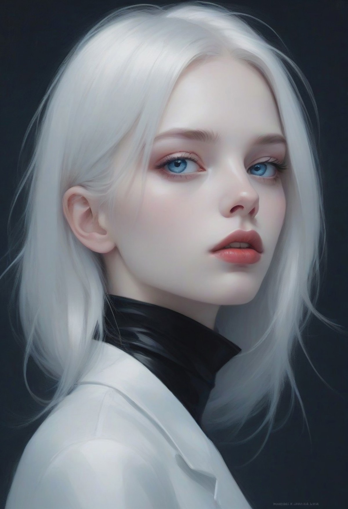 AI绘画StableDiffusion带信息样图（civitai.com站精选）-白发美女