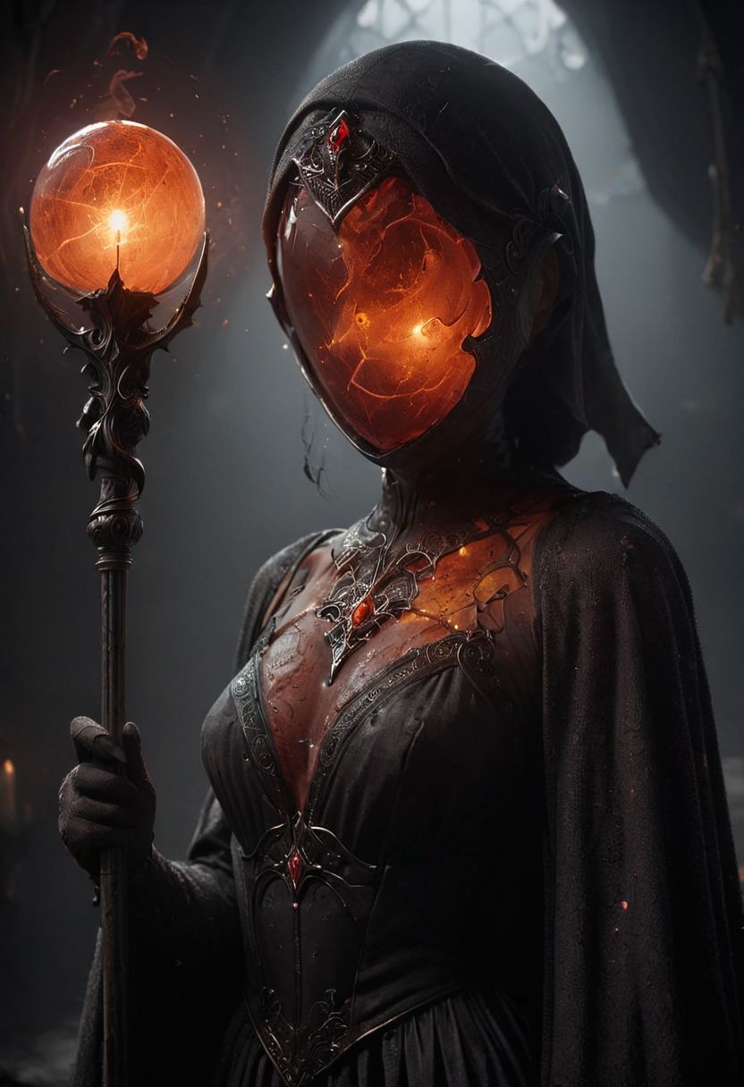 AI绘画StableDiffusion带信息样图（civitai.com站精选）-神秘女巫