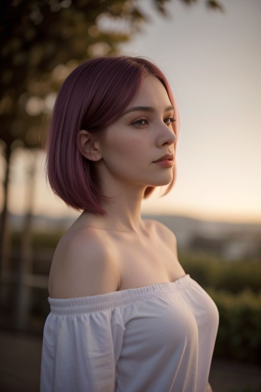 AI绘画StableDiffusion带信息样图（civitai.com站精选）-晨曦中的少妇