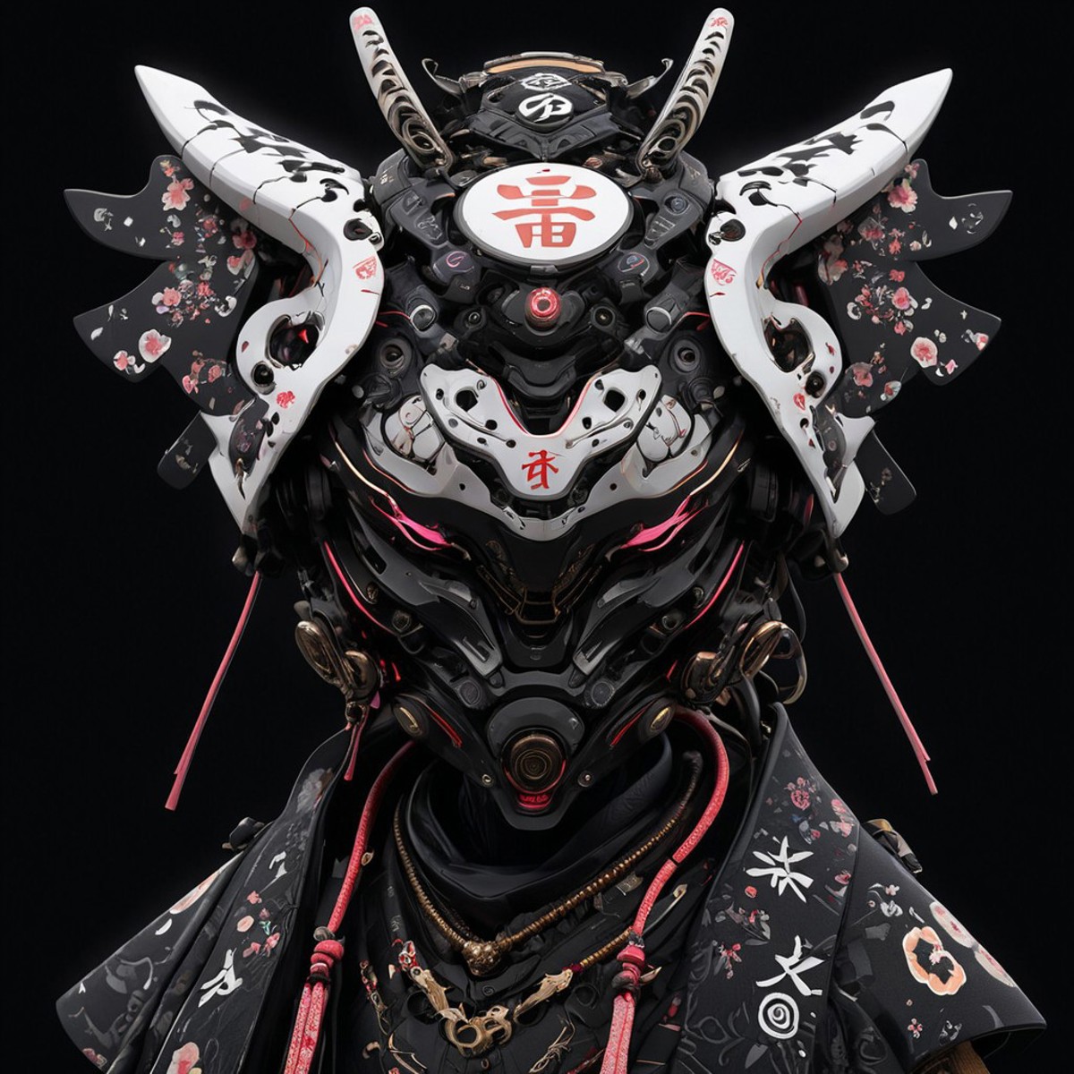 AI绘画StableDiffusion带信息样图（civitai.com站精选）-黑色机甲武士