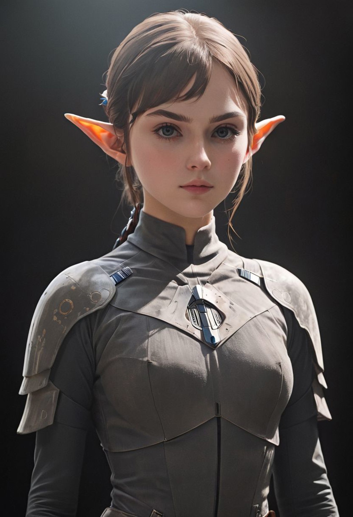 AI绘画StableDiffusion带信息样图（civitai.com站精选）-朴素的精灵族女战士