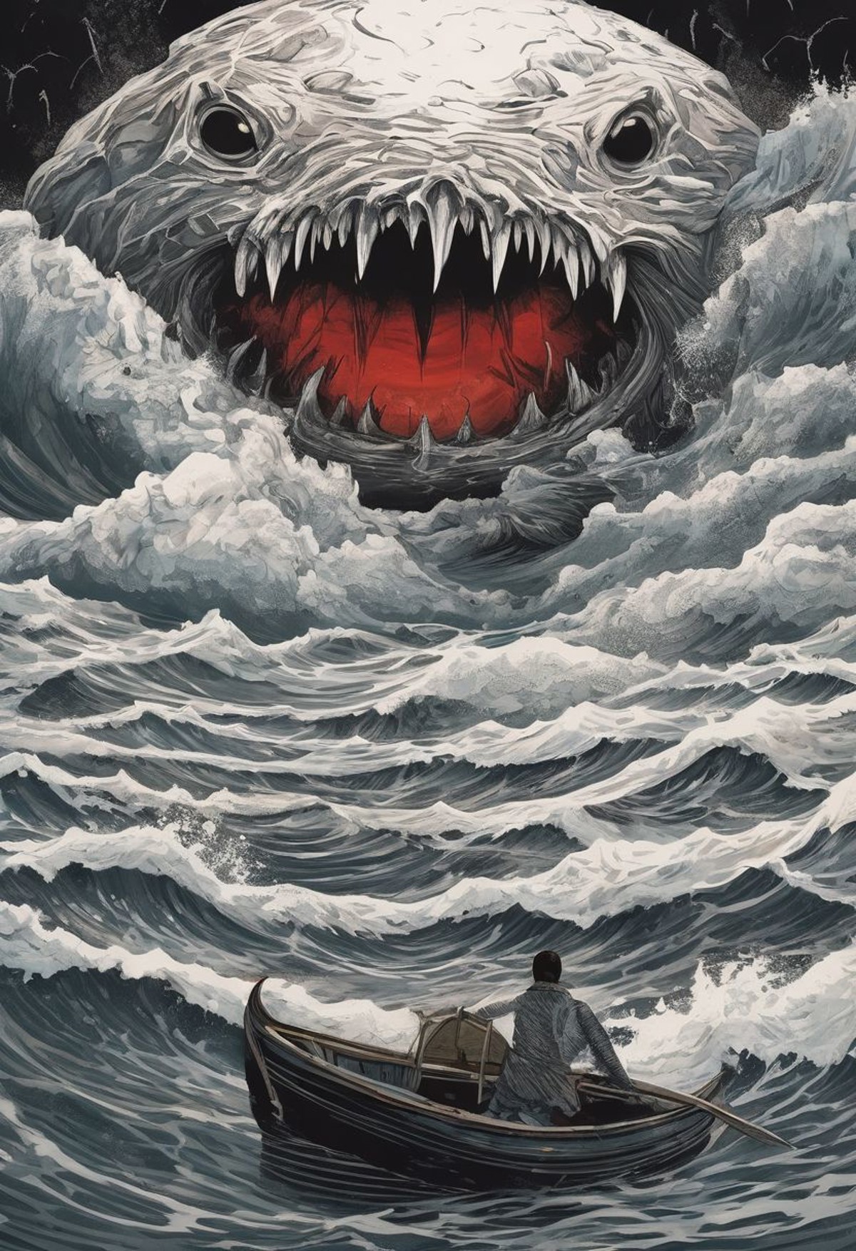AI绘画StableDiffusion带信息样图（civitai.com站精选）-深海怪兽
