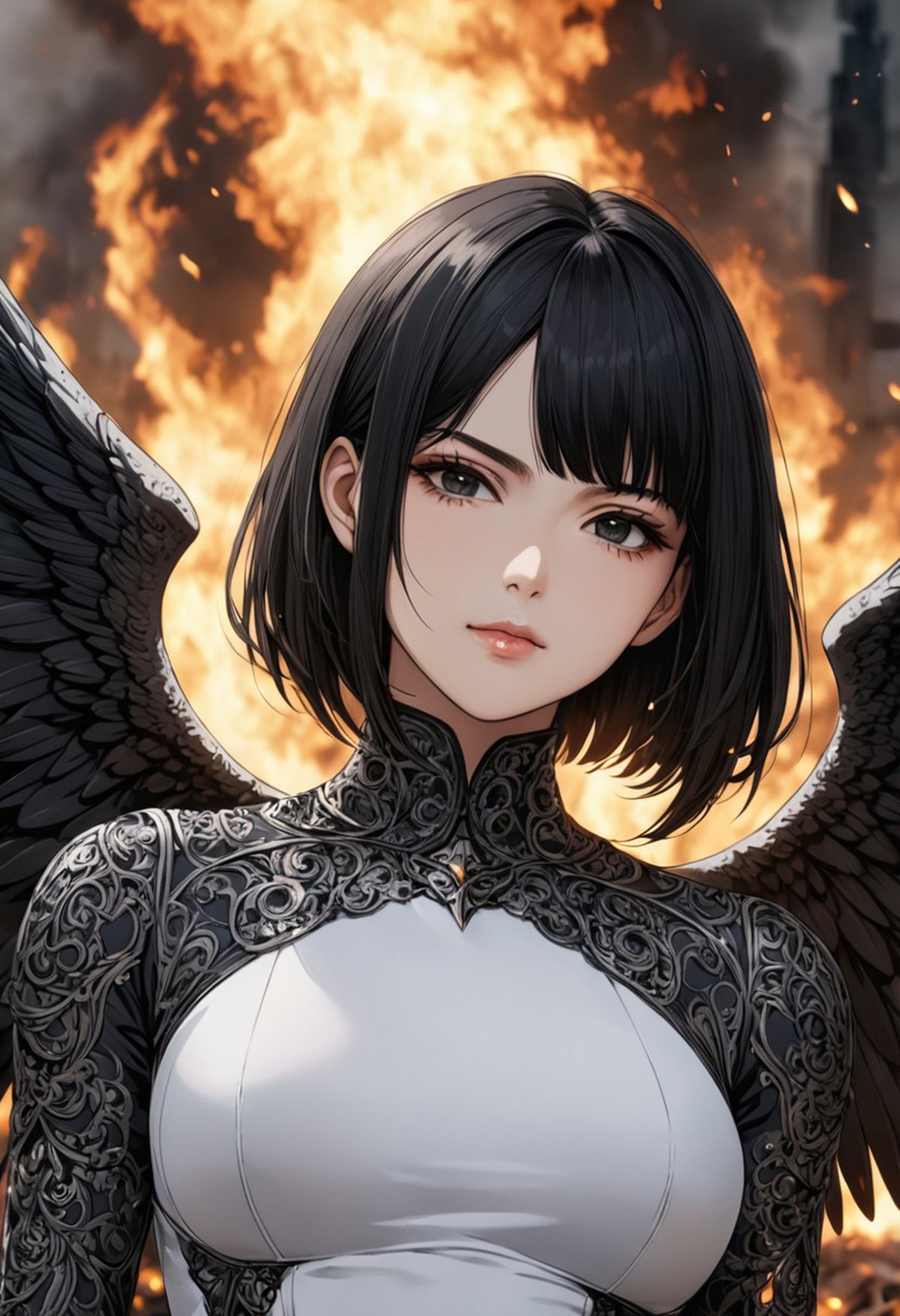 AI绘画StableDiffusion带信息样图（civitai.com站精选）-漂亮的动漫少女