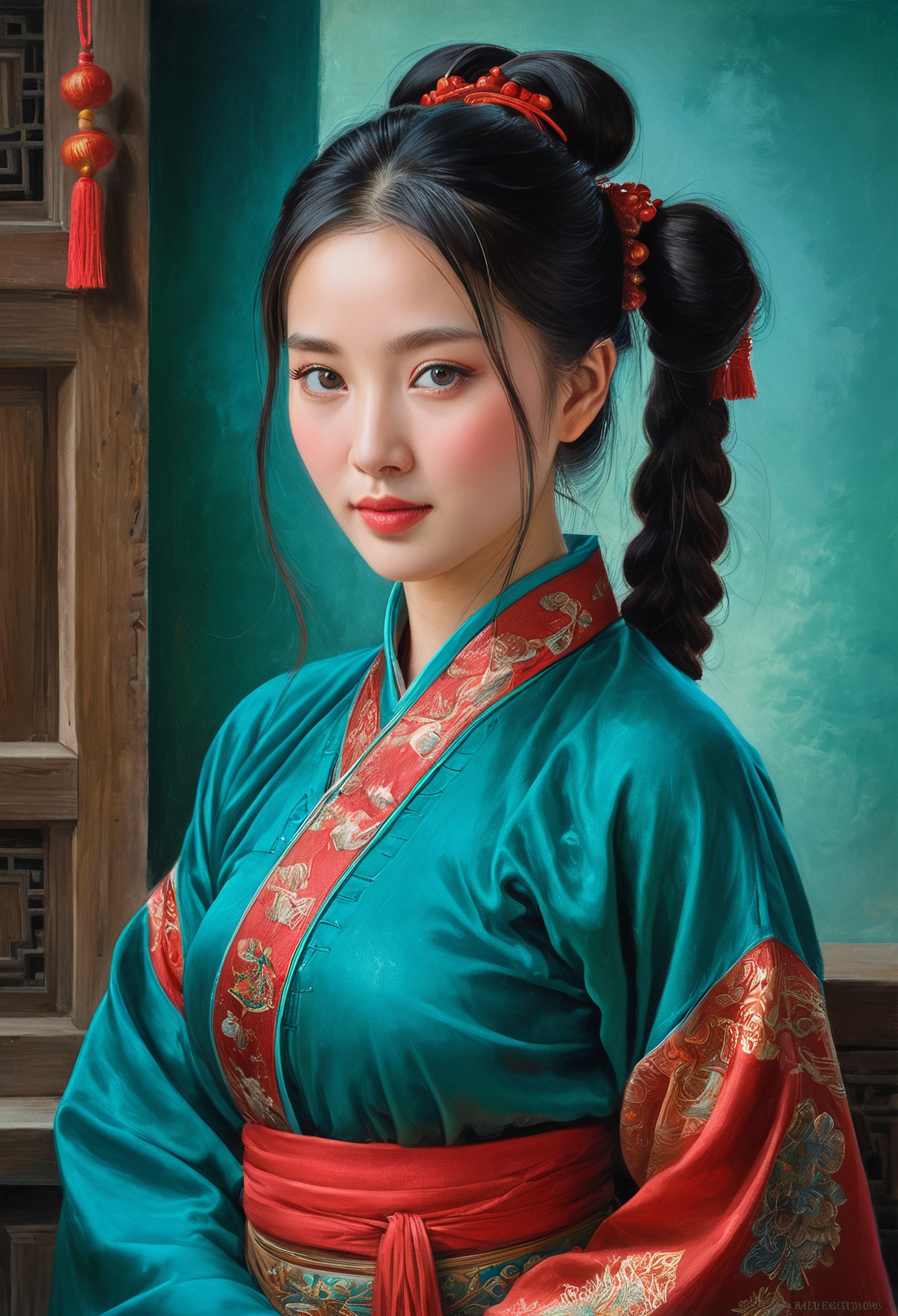 AI绘画StableDiffusion带信息样图（civitai.com站精选）-中国古代仕女装