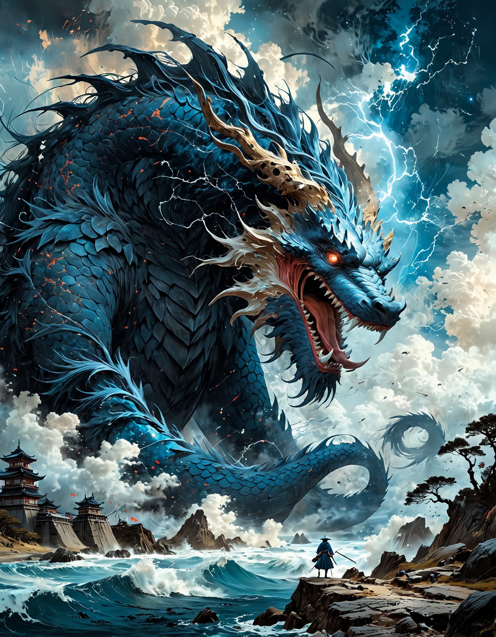AI绘画StableDiffusion带信息样图（civitai.com站精选）-浅海巨龙