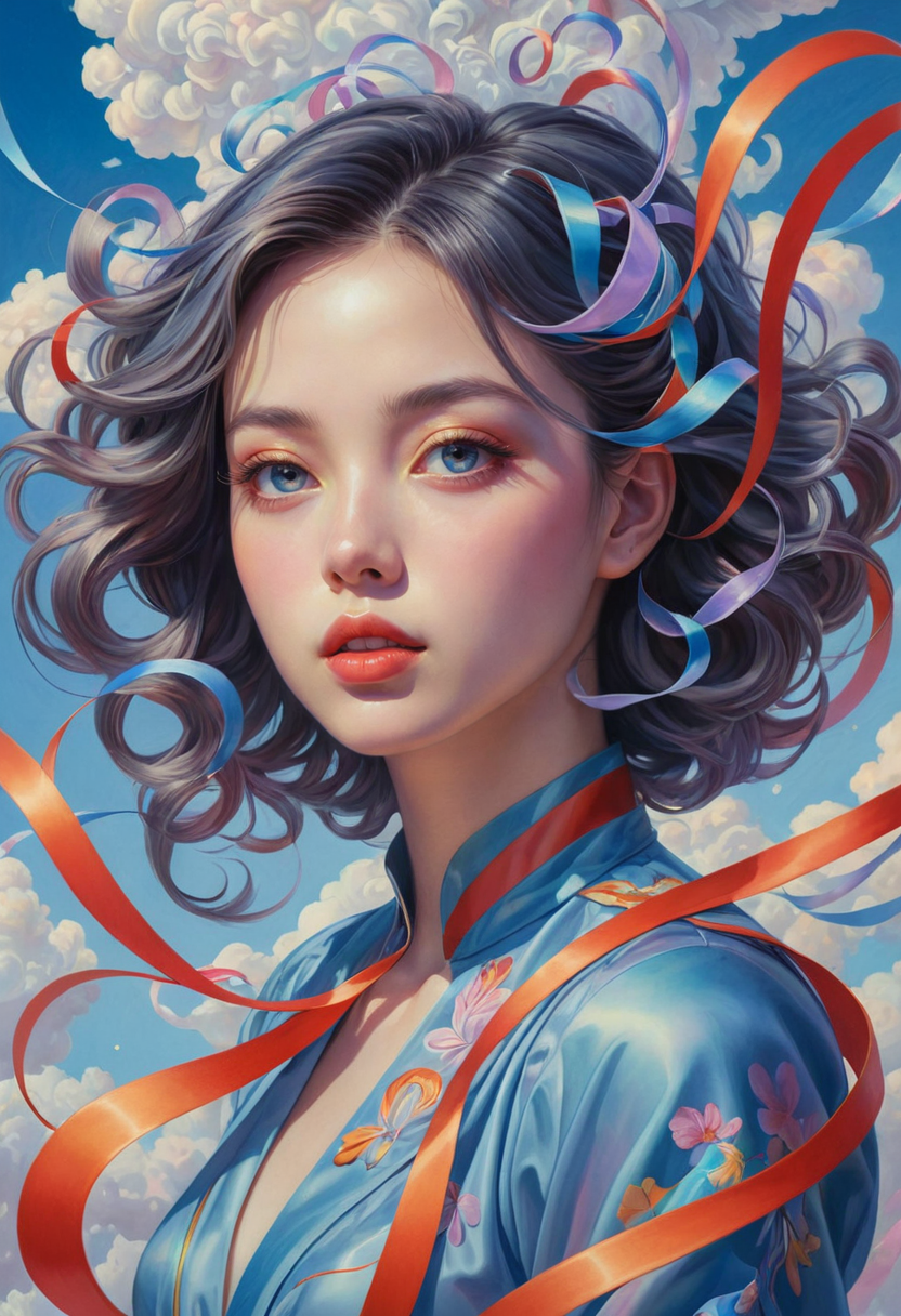 AI绘画StableDiffusion带信息样图（civitai.com站精选）-新中式汉服美女