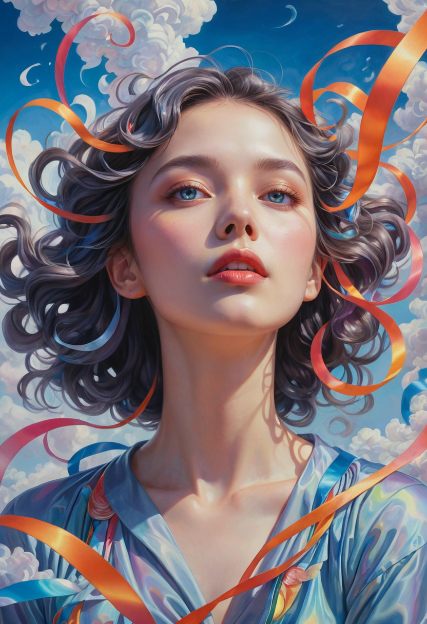AI绘画StableDiffusion带信息样图（civitai.com站精选）-天鹅颈的少女