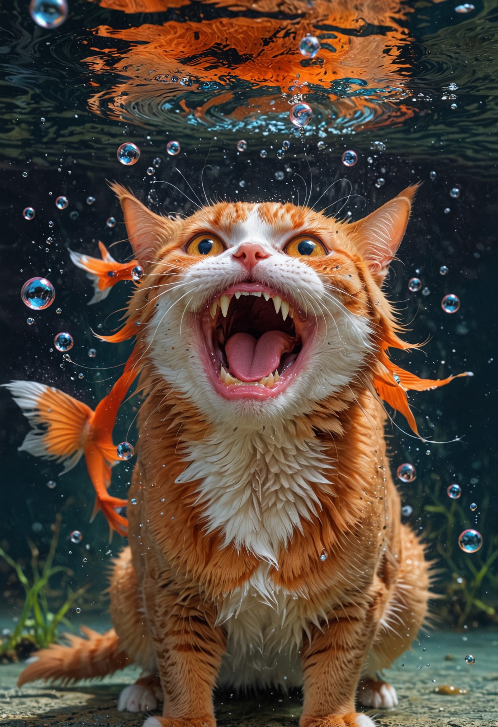 AI绘画StableDiffusion带信息样图（civitai.com站精选）-凶猛的小猫
