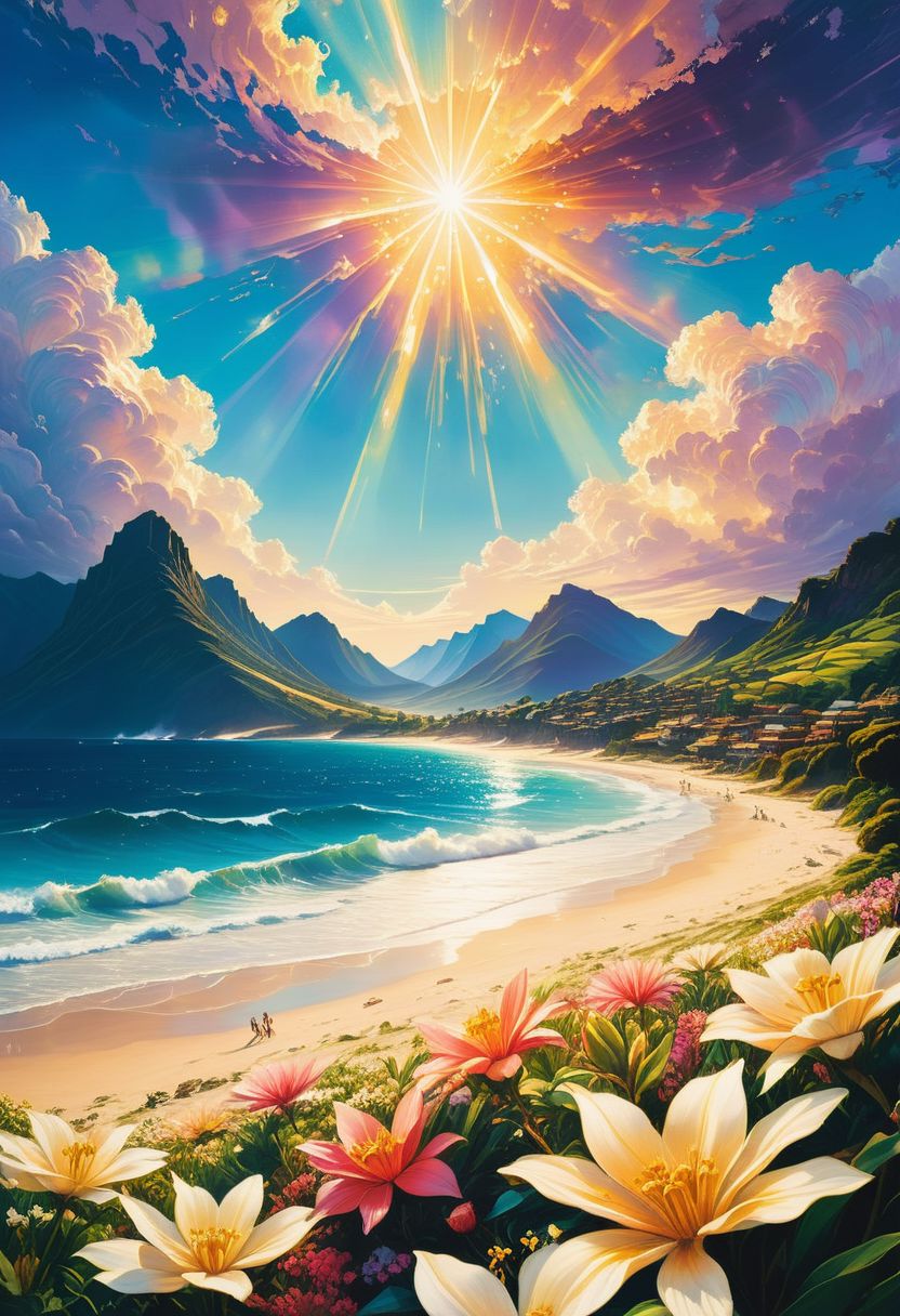 AI绘画StableDiffusion带信息样图（civitai.com网站精选）-海边的晴空万里