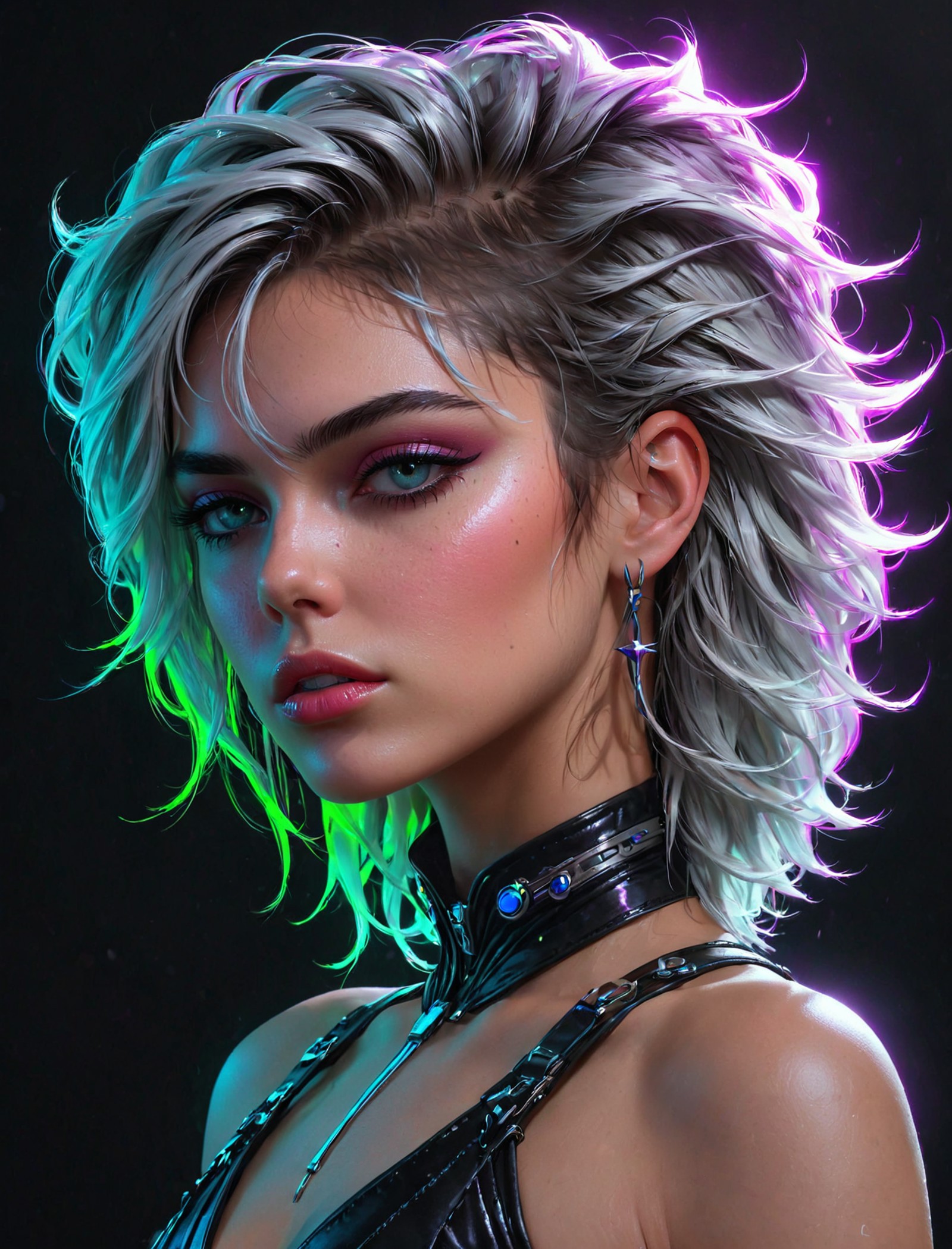 AI绘画StableDiffusion带信息样图（civitai.com站精选）-银发少女