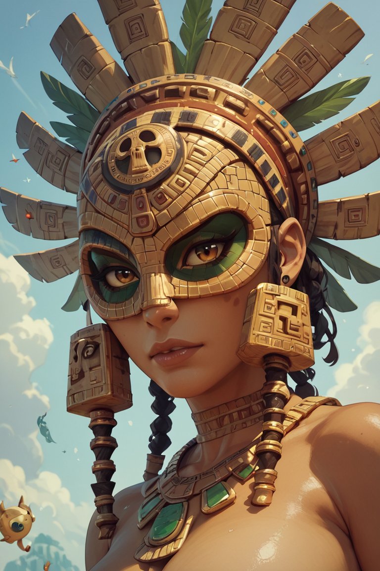 AI绘画StableDiffusion带信息样图（civitai.com站精选）-印加少女
