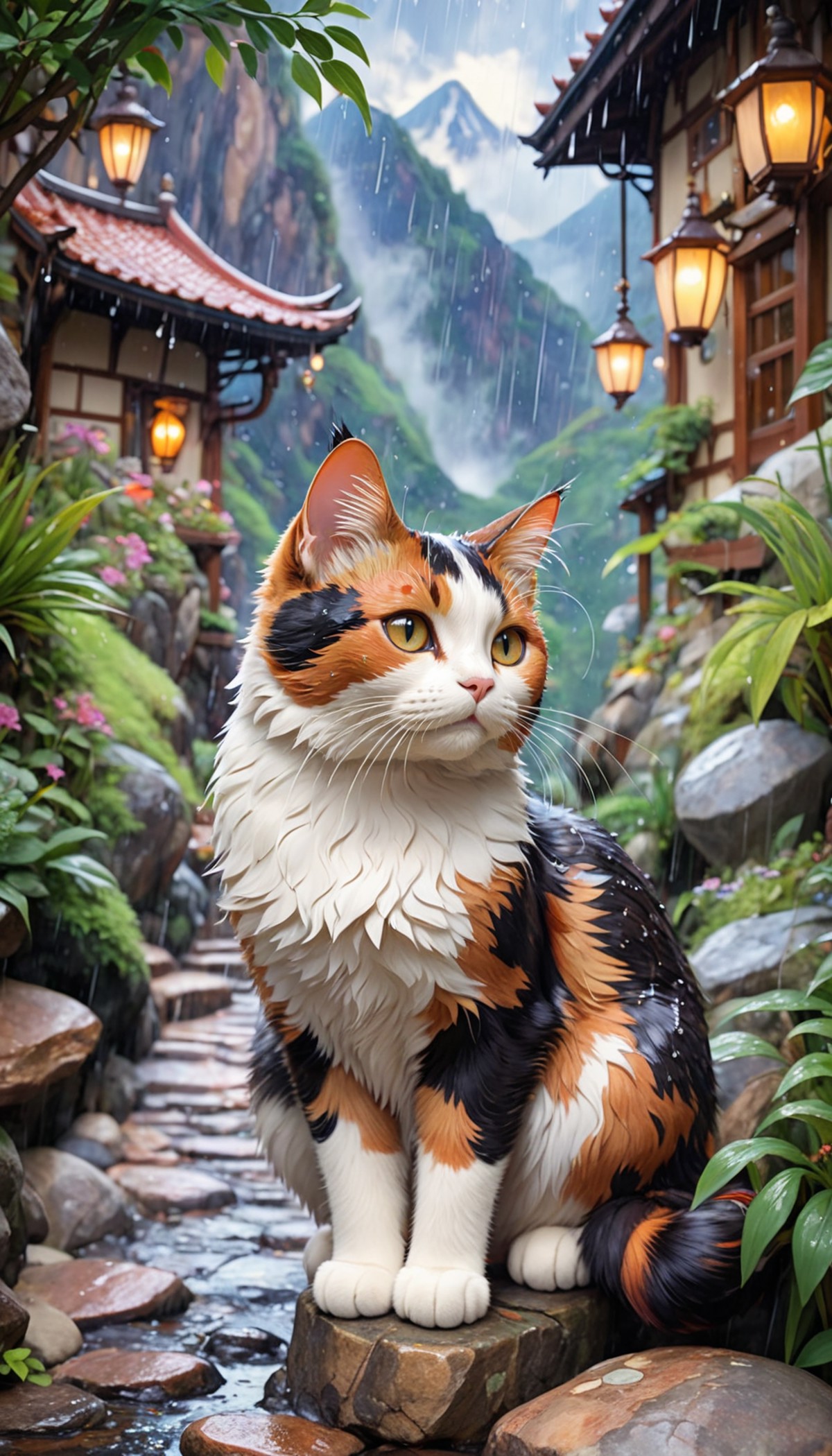 AI绘画StableDiffusion带信息样图（civitai.com站精选）-淋雨的小女孩