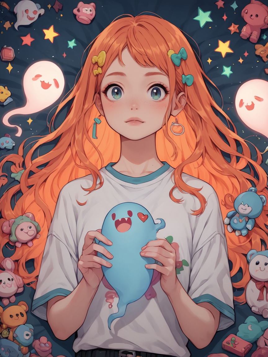AI绘画StableDiffusion带信息样图（civitai.com站精选）-黄发少女