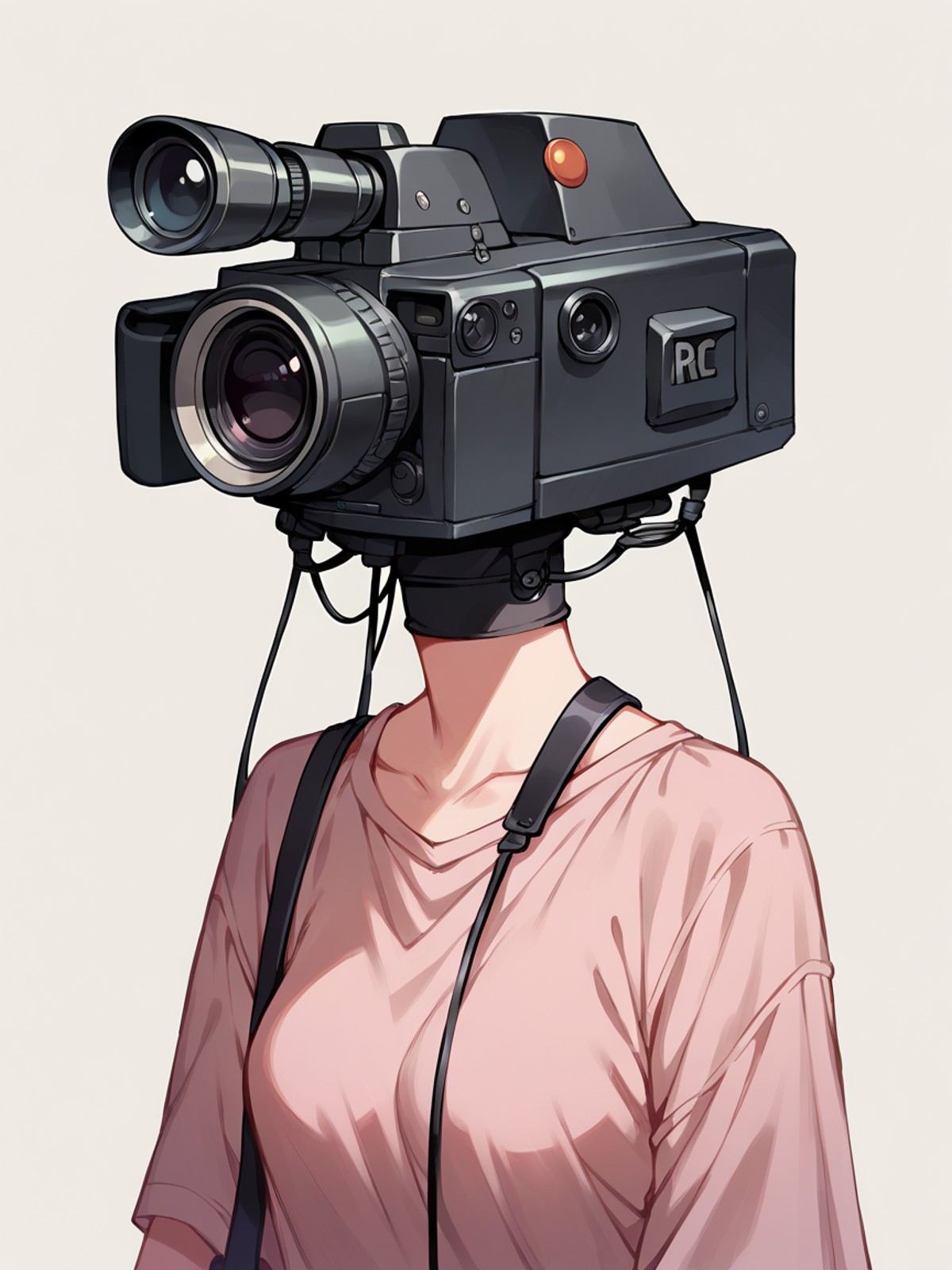 AI绘画StableDiffusion带信息样图（civitai.com站精选）-摄像机妇人