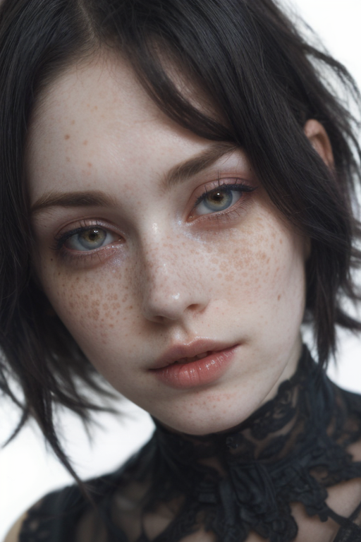 AI绘画StableDiffusion带信息样图（civitai.com站精选）-雀斑美女