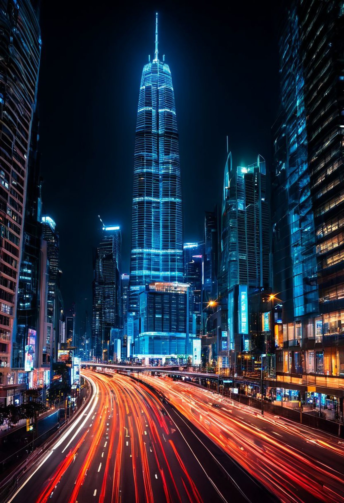 AI绘画StableDiffusion带信息样图（civitai.com站精选）-都市车水马龙