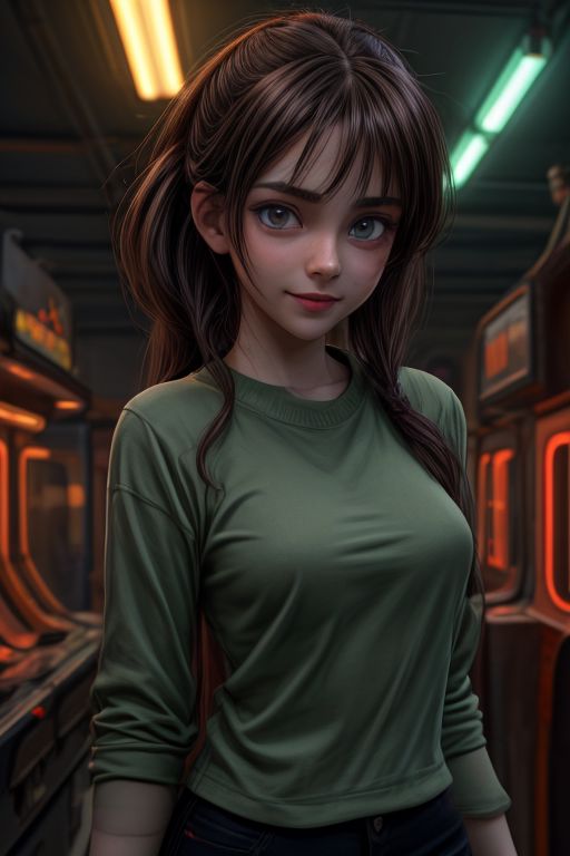 AI绘画StableDiffusion带信息样图（civitai.com站精选）-大眼美少女