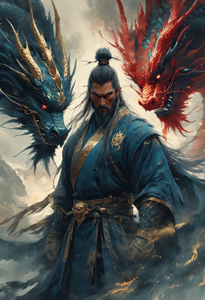 AI绘画StableDiffusion带信息样图（civitai.com站精选）-两条恶龙