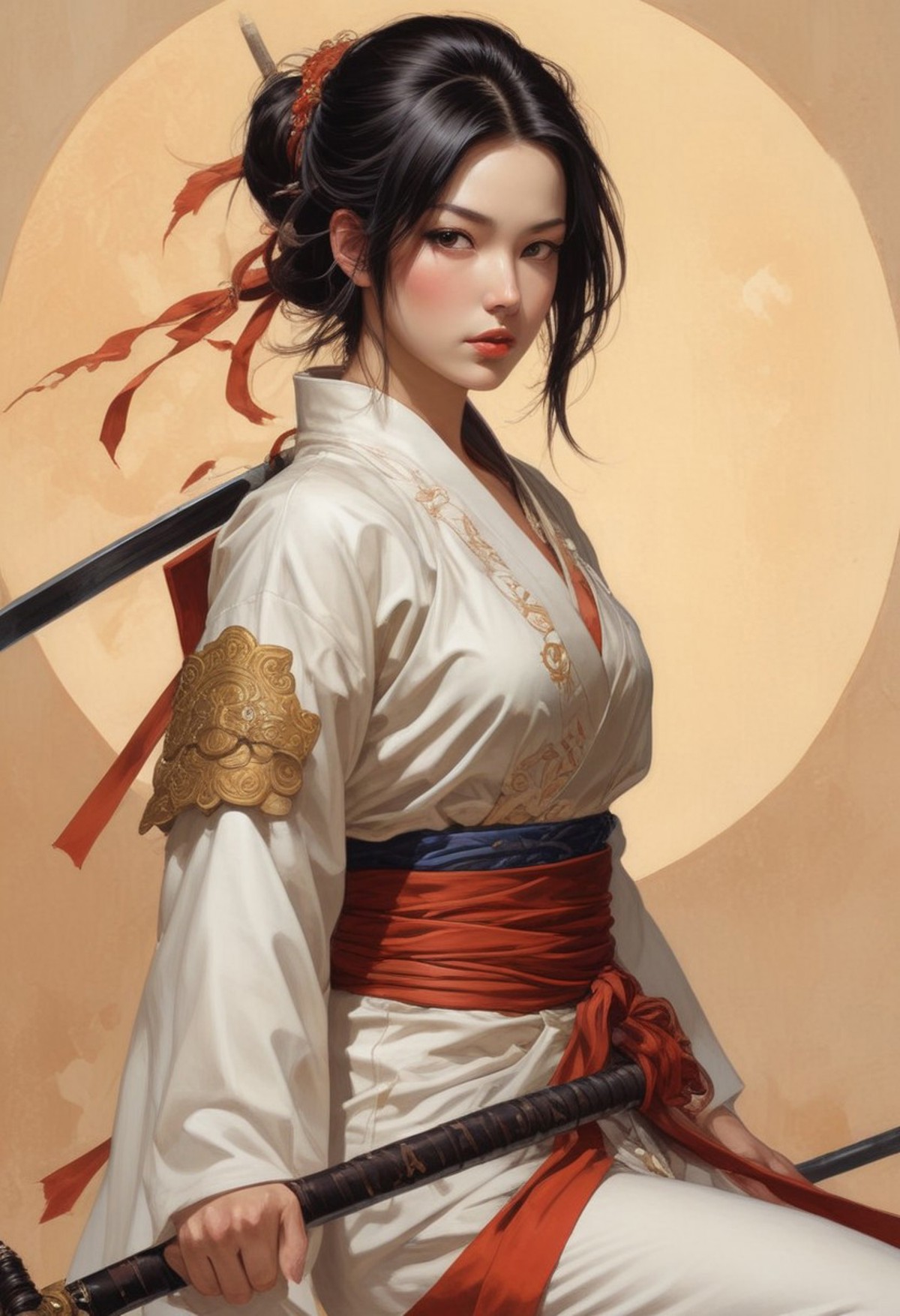 AI绘画StableDiffusion带信息样图（civitai.com站精选）-和服少女