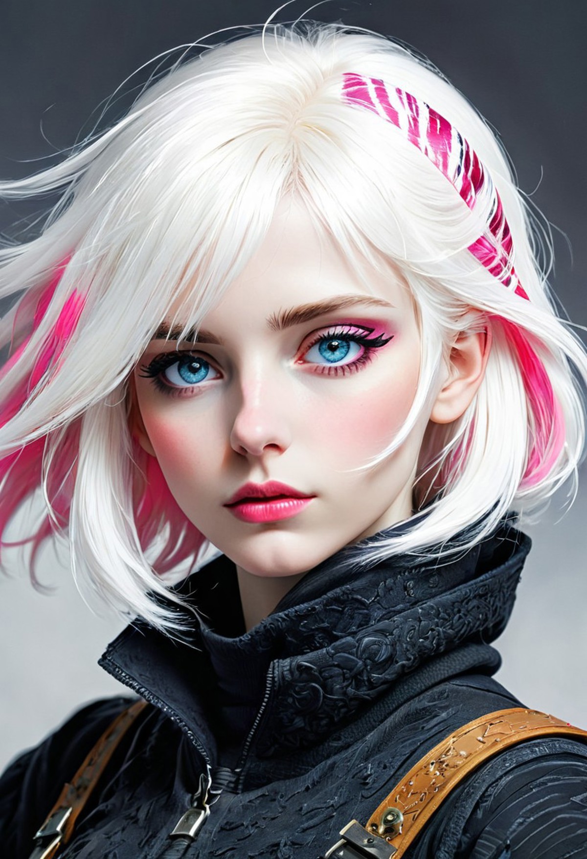 AI绘画StableDiffusion带信息样图（civitai.com站精选）-银发少女