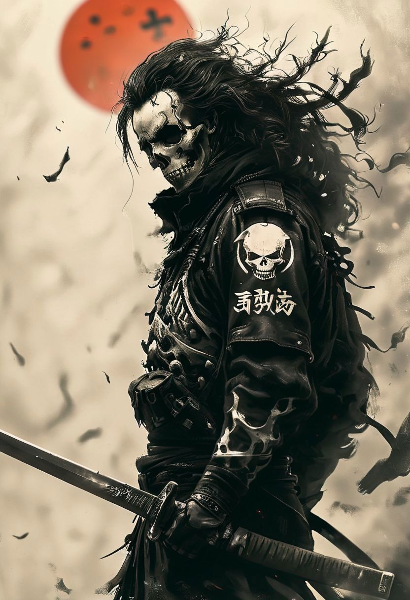 AI绘画StableDiffusion带信息样图（civitai.com站精选）-骷髅武士