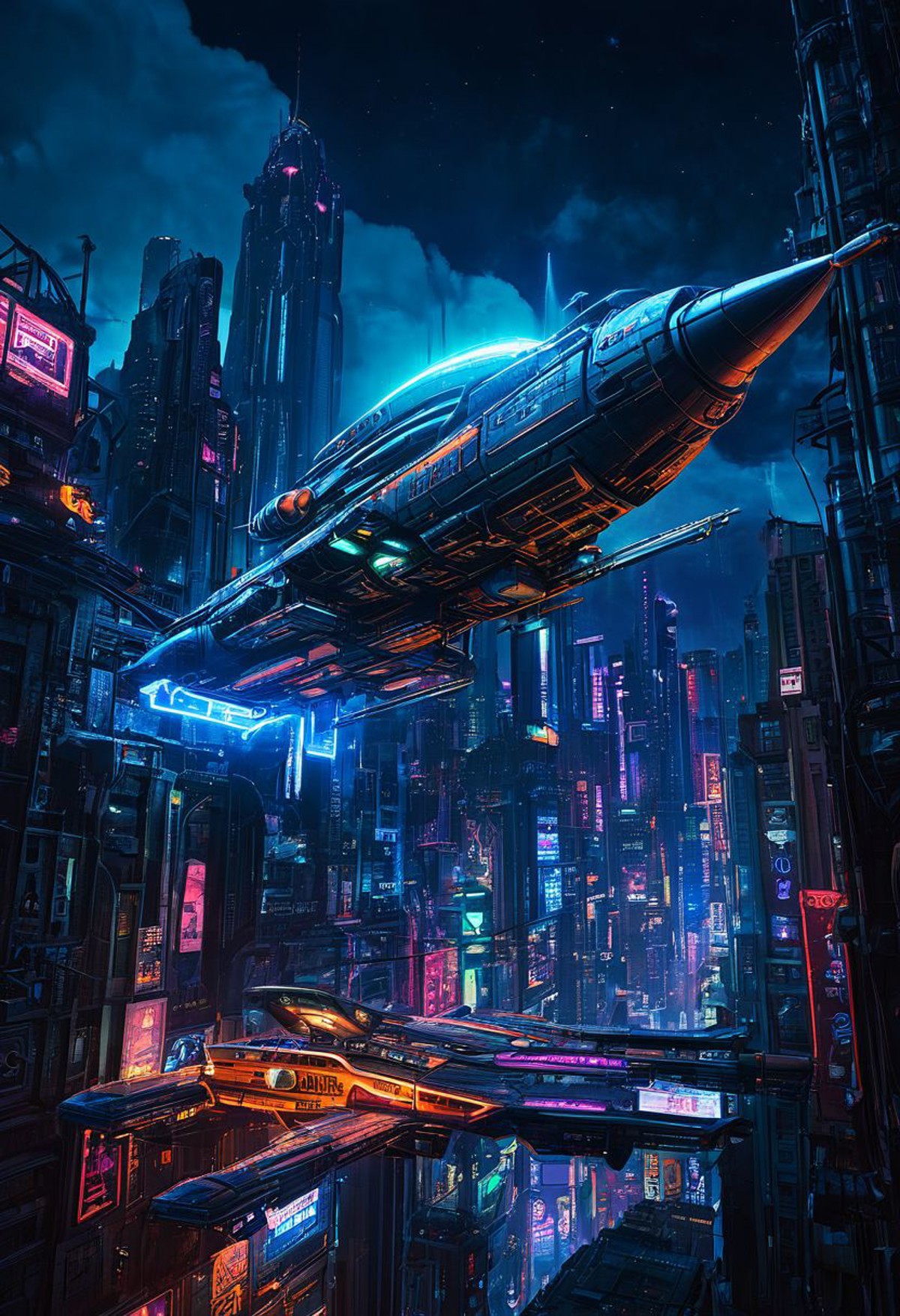 AI绘画StableDiffusion带信息样图（civitai.com站精选）-未来都市