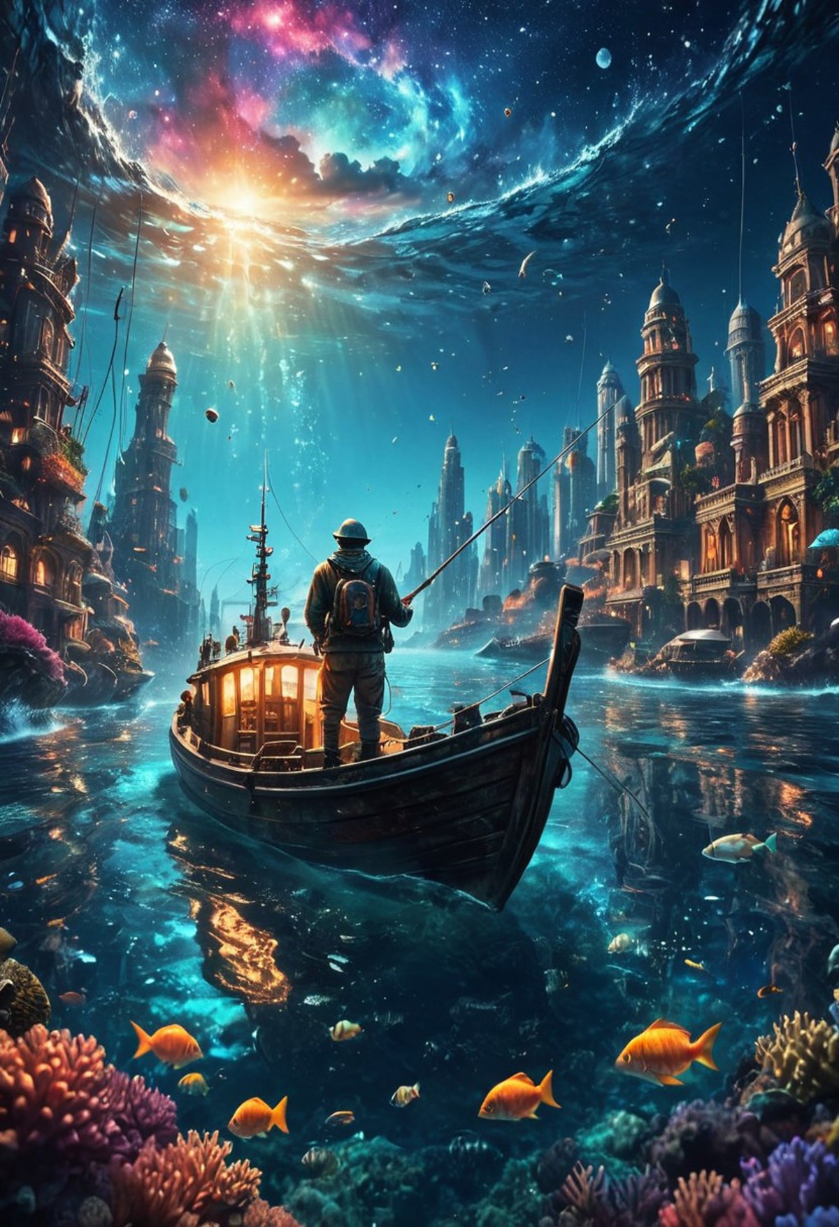 AI绘画StableDiffusion带信息样图（civitai.com站精选）-海底世界