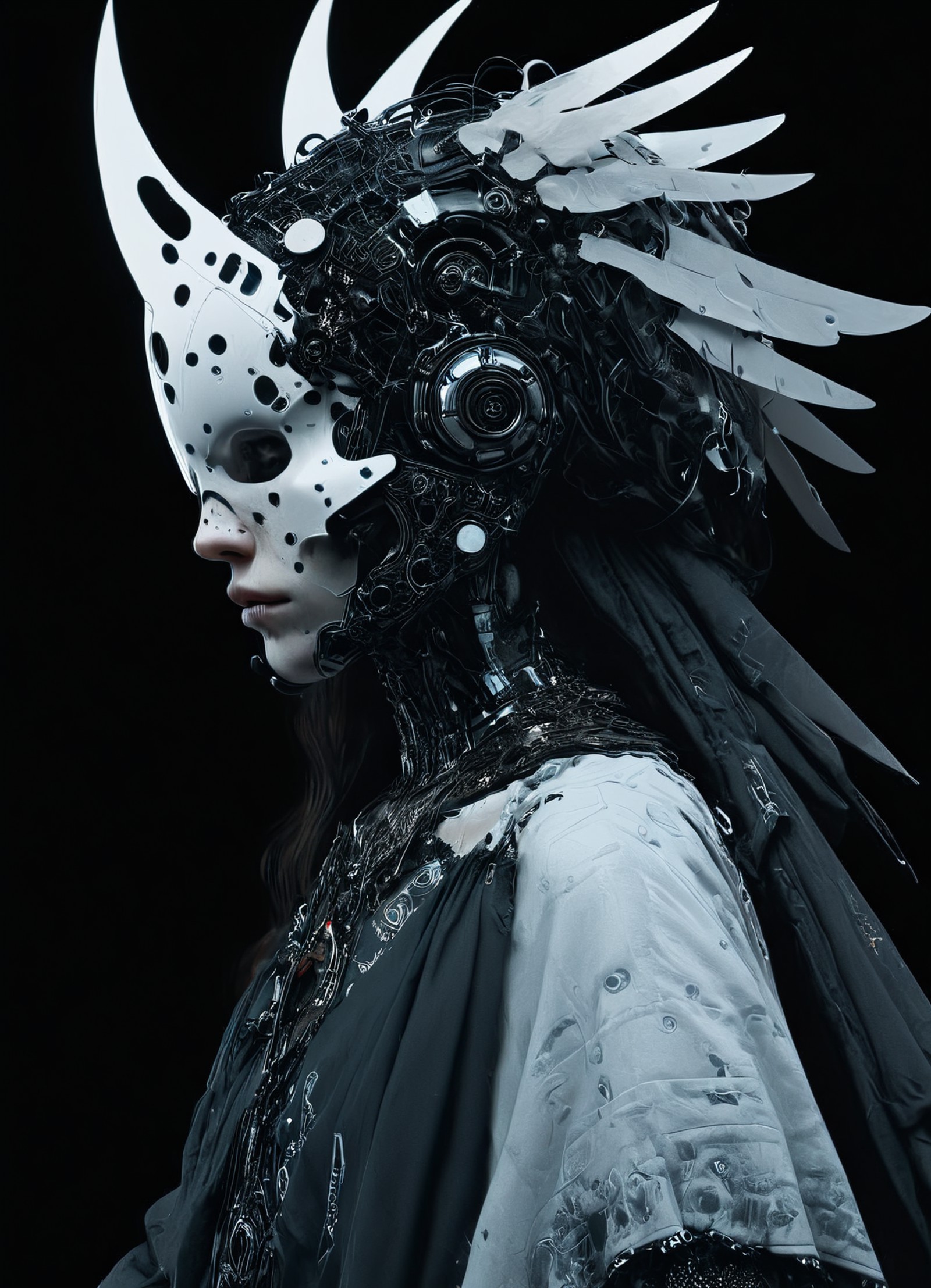 AI绘画StableDiffusion带信息样图（civitai.com站精选）-机械女