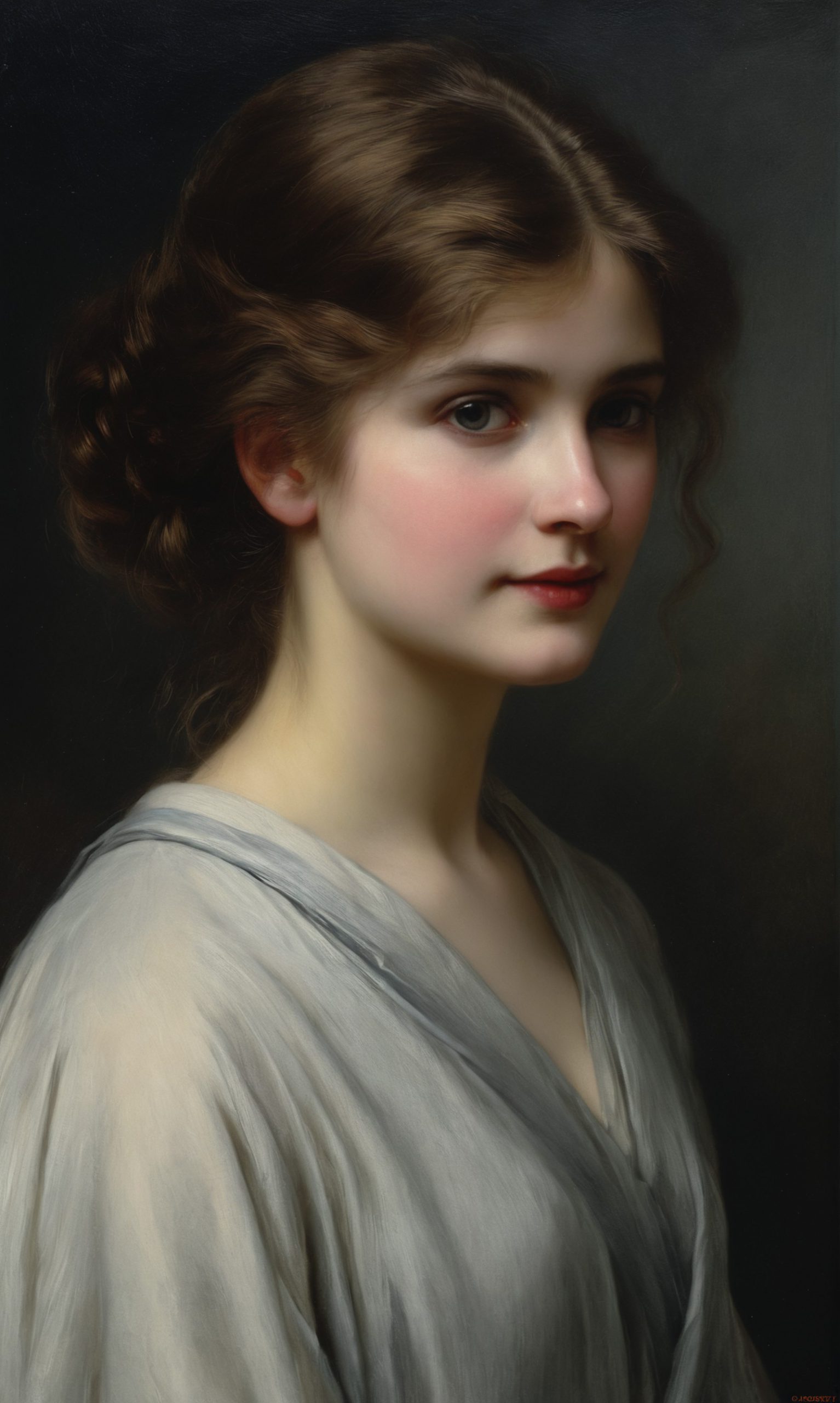 AI绘画StableDiffusion带信息样图（civitai.com站精选）-美少女油画