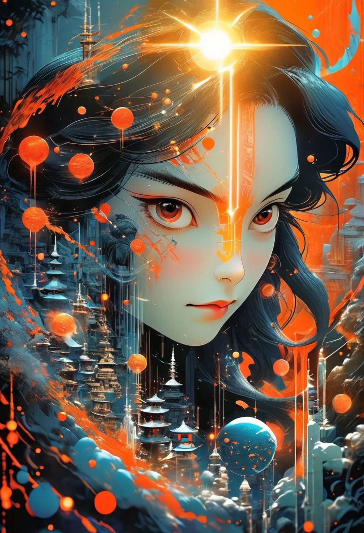 AI绘画StableDiffusion带信息样图（civitai.com站精选）-动漫少女