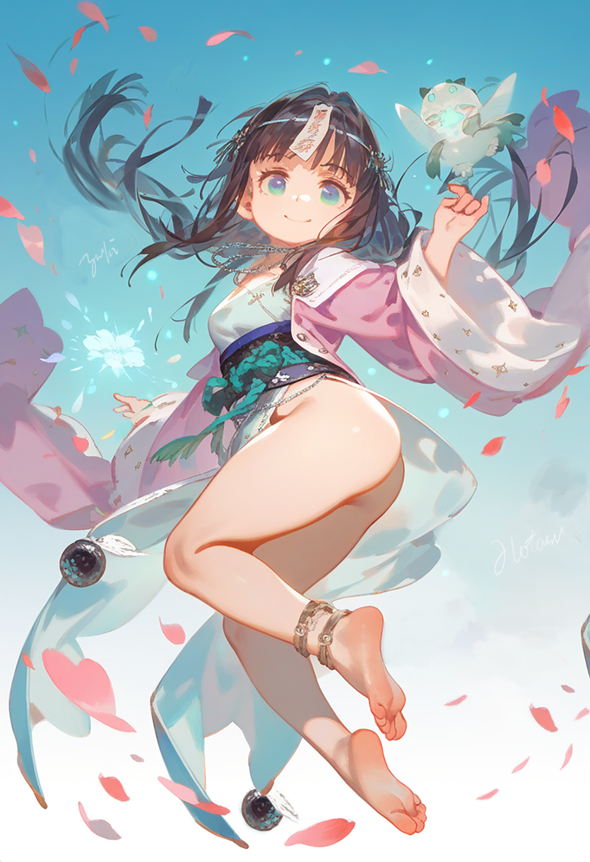 AI绘画StableDiffusion带信息样图（civitai.com站精选）-动漫小女孩