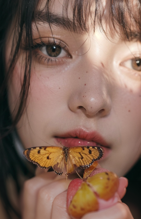 AI绘画StableDiffusion带信息样图（civitai.com站精选）-雀斑美女大头照