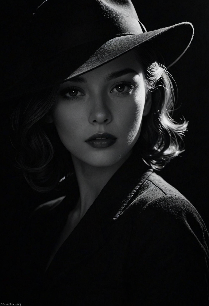 AI绘画StableDiffusion带信息样图（civitai.com网站精选）-美女黑白照