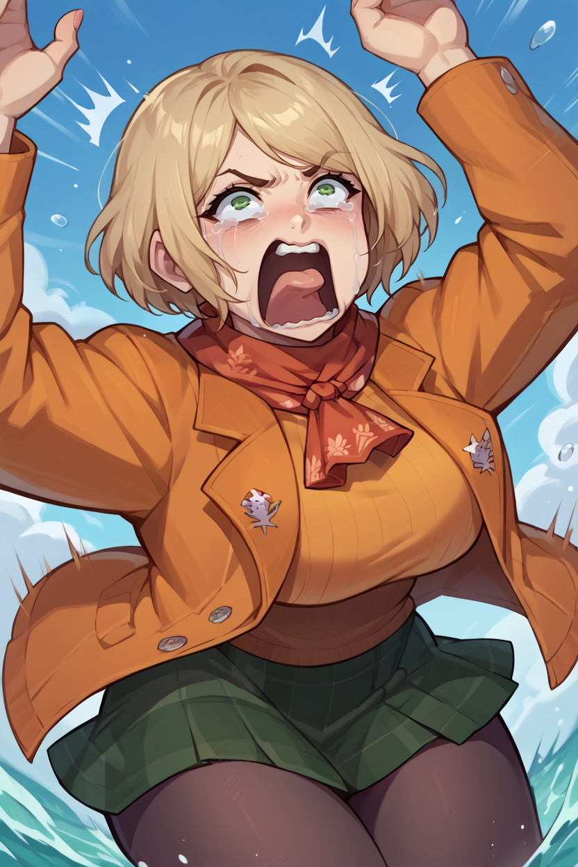 AI绘画StableDiffusion带信息样图（civitai.com网站精选）-大发脾气的少女