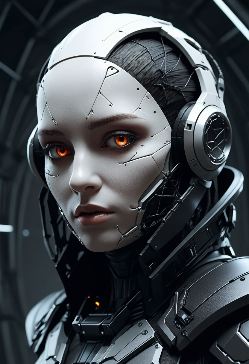 AI绘画StableDiffusion带信息样图（civitai.com网站精选）-机械美女