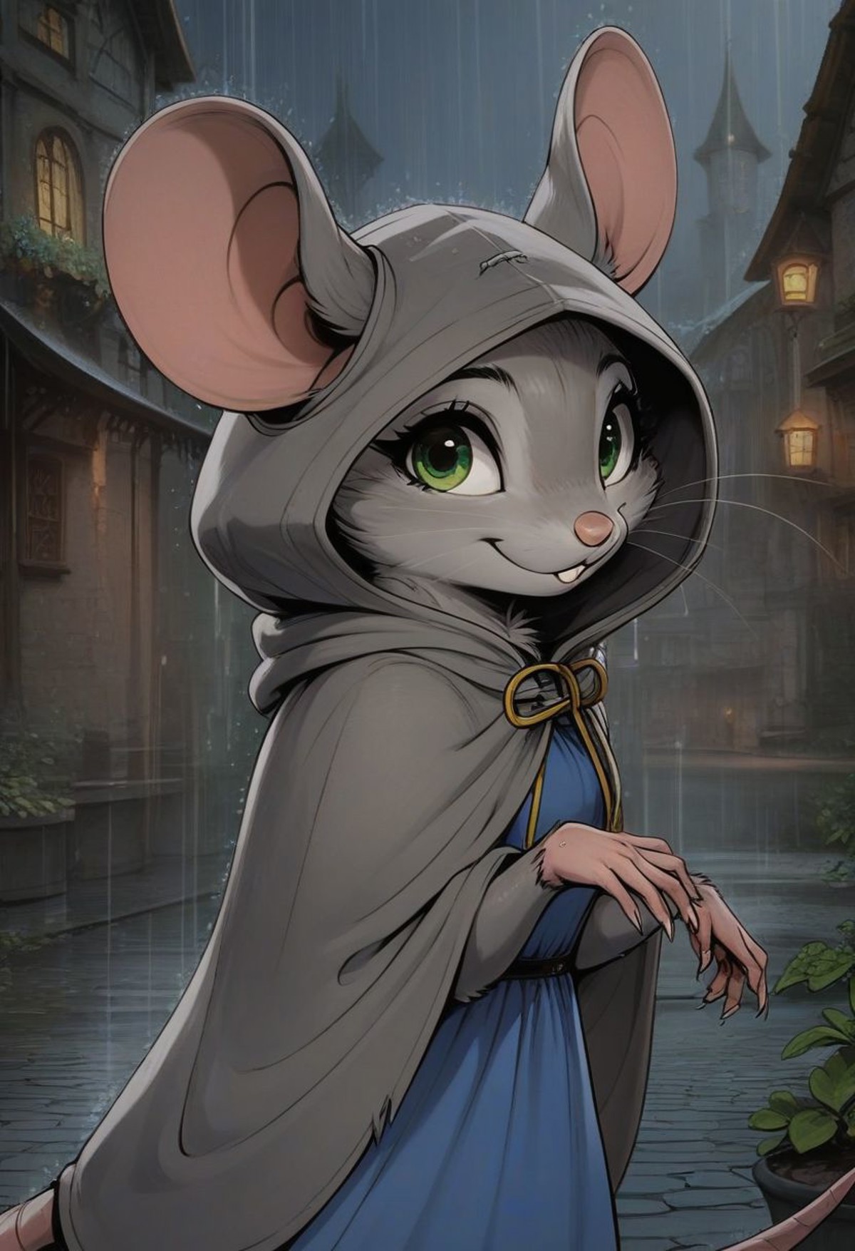 AI绘画StableDiffusion带信息样图（civitai.com网站精选）-美女小老鼠