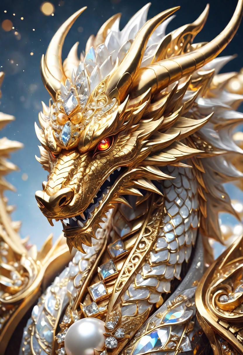 AI绘画StableDiffusion带信息样图（civitai.com网站精选）-黄金龙